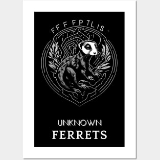 Design for exotic pet lovers - ferrets Posters and Art